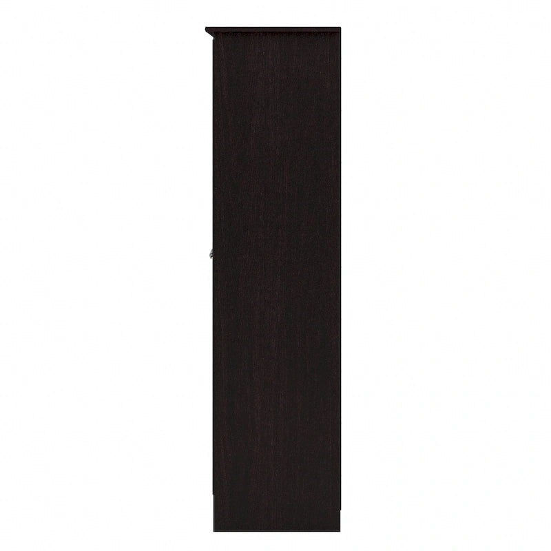 Meuble de rangement haut Cabot Espresso Oak avec portes – 31,38 long. x 16,30 larg. x 61,14 haut.