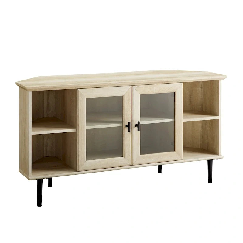 Meuble TV d'angle Middlebrook avec porte vitrée de 48 pouces