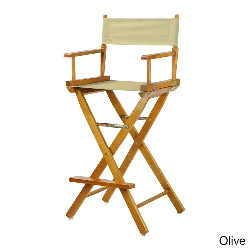 Chaise de réalisateur 76 cm en chêne miel