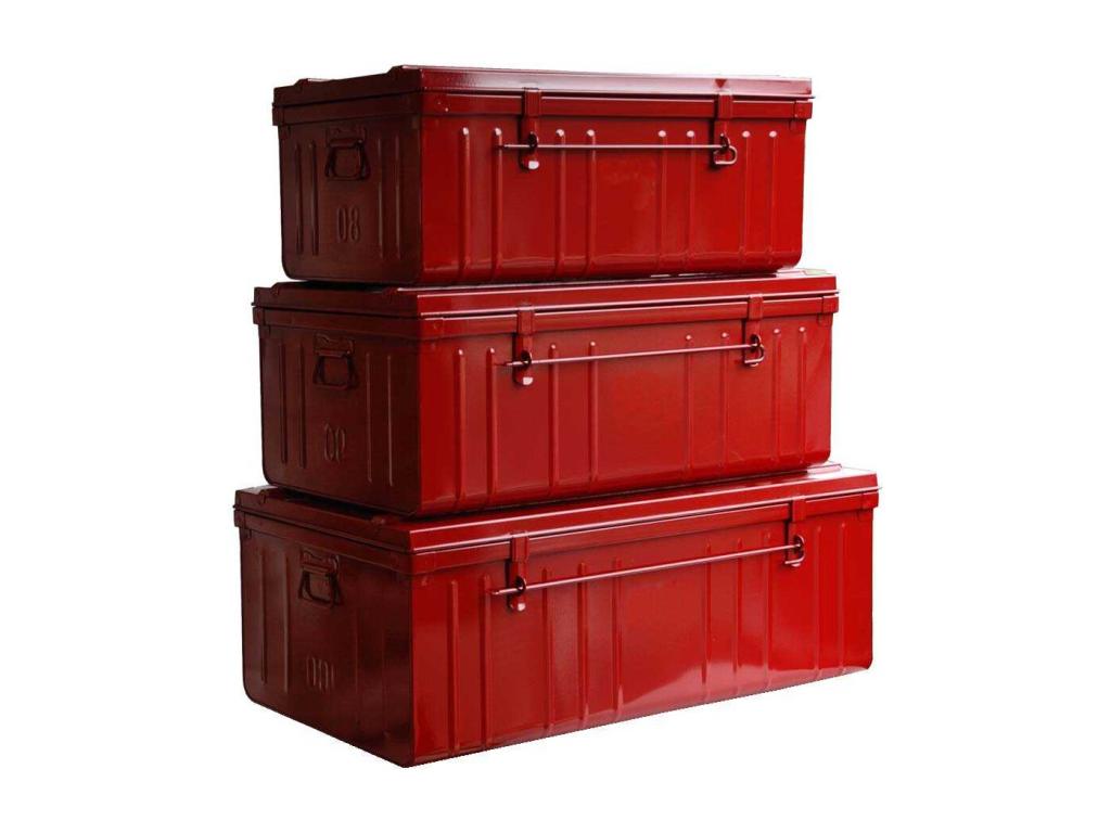 Malle de rangement Premium - Rouge